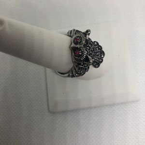 Sterling Silver Size 9 Owl Ring
